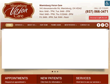 Tablet Screenshot of miamisburgvisioncare.com